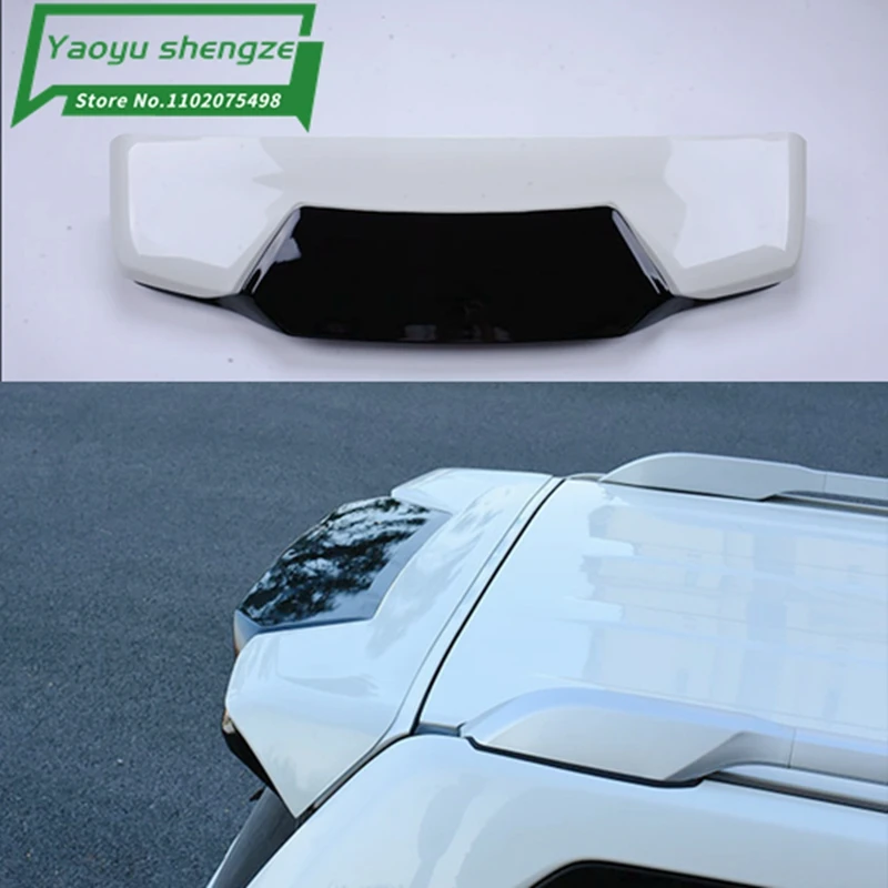 Alerón trasero ABS blanco y negro para Toyota Land Cruiser Prado FJ150 - imagen 2