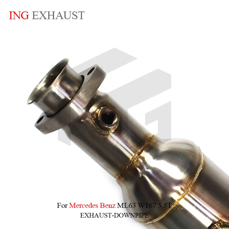 ING Tubo escape alto rendimiento ss304 – Mercedes ML63 W167 5.5 T - imagen 3