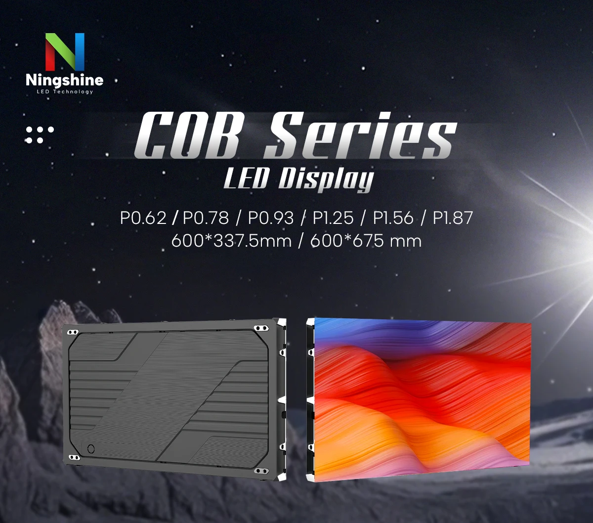 Pantalla LED COB detalle