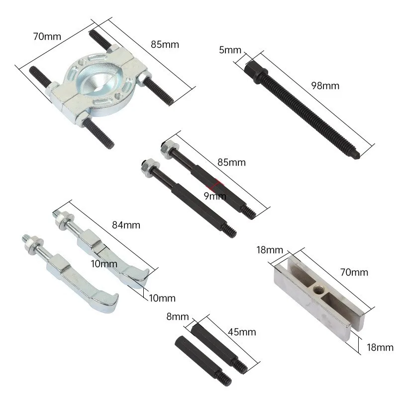 Kit extractor y separador de rodamientos profesional para taller - imagen 3