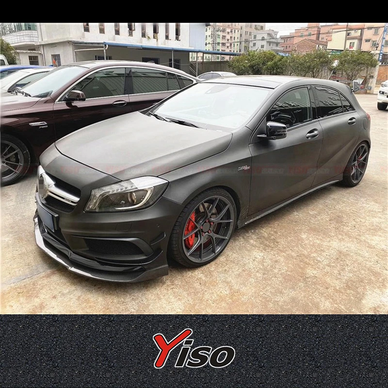 Kit cuchillas aerodinámicas Revozport fibra de carbono Mercedes A45 AMG - imagen 5