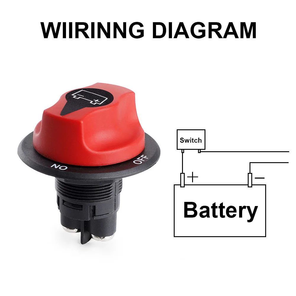 Cortacorrientes batería DC universal para coche: interruptor - imagen 4