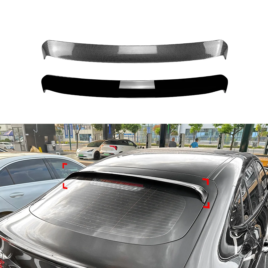 Alerón trasero negro efecto carbono para Mercedes-Benz GLC Coupé