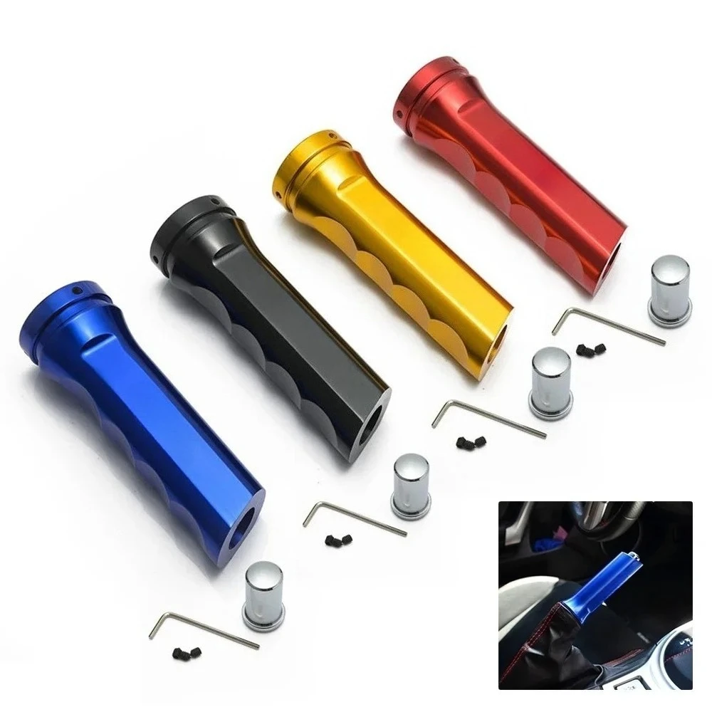 Funda aluminio freno mano estilo JDM universal racing - imagen 2