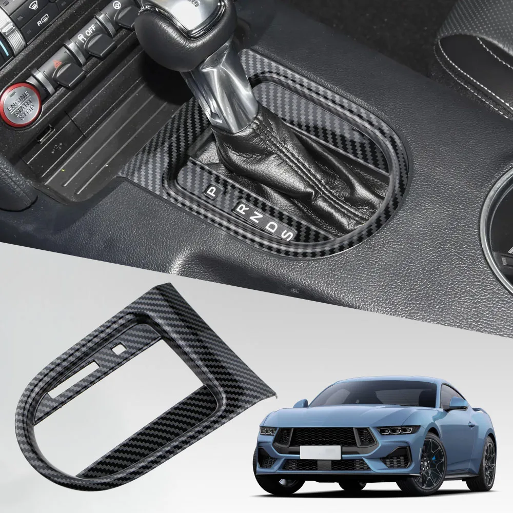 Cubierta cambio marchas fibra de carbono Ford Mustang 2015-2023 automático