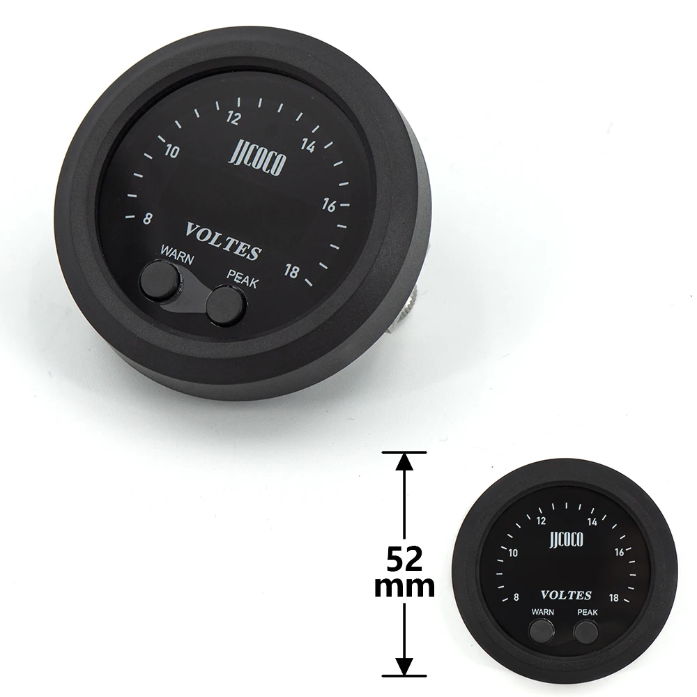 Voltímetro digital 12V ultrafino con pantalla LED para coche y moto - imagen 3