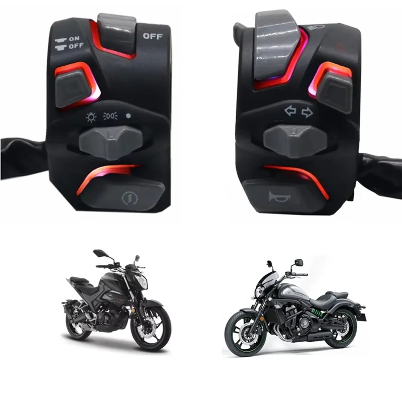 Interruptor de manillar multifunción para motocicleta AB56 - imagen 5
