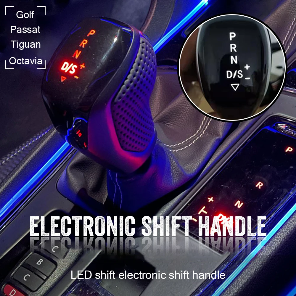 Pomo cambio electrónico LED para VW Golf 7 y Passat B8 - imagen 3