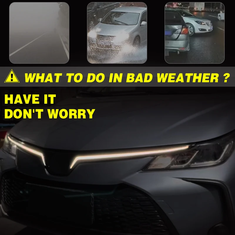 Toyota Corolla 2019-24 tira LED luz de circulación diurna - imagen 2