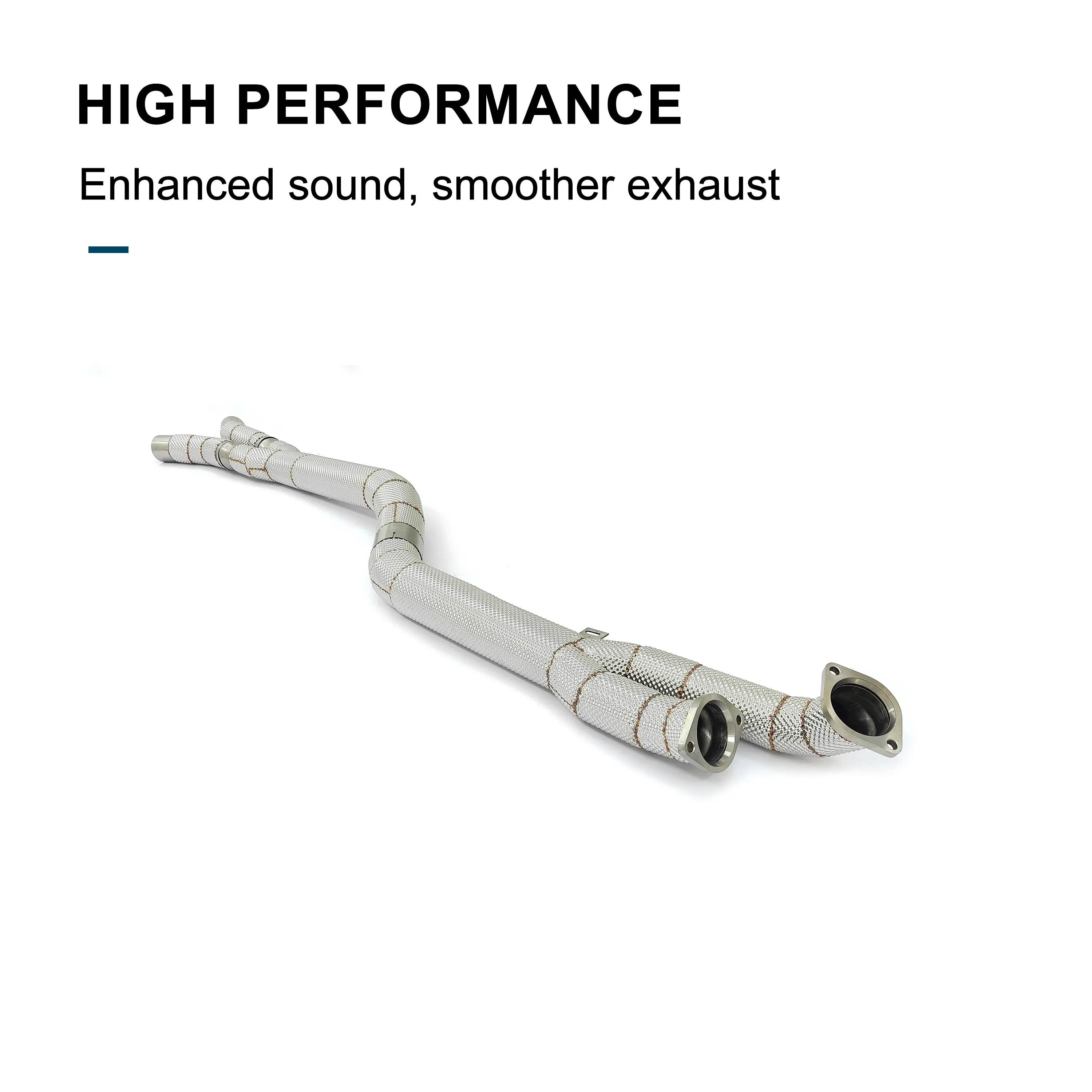 CBNT, envío rápido, tubo central individual de escape para BMW S58 M3 G80 G82 M4 3,0 T, tubo de escape de rendimiento, tubo central de 89mm con protector térmico - imagen 5