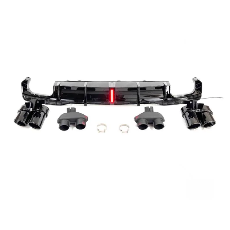 Difusor trasero PP con salida de escape para Audi A7/S7 2019-2023 - imagen 5