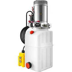 Grupo hidráulico 12/24 V de doble efecto para remolque basculante
