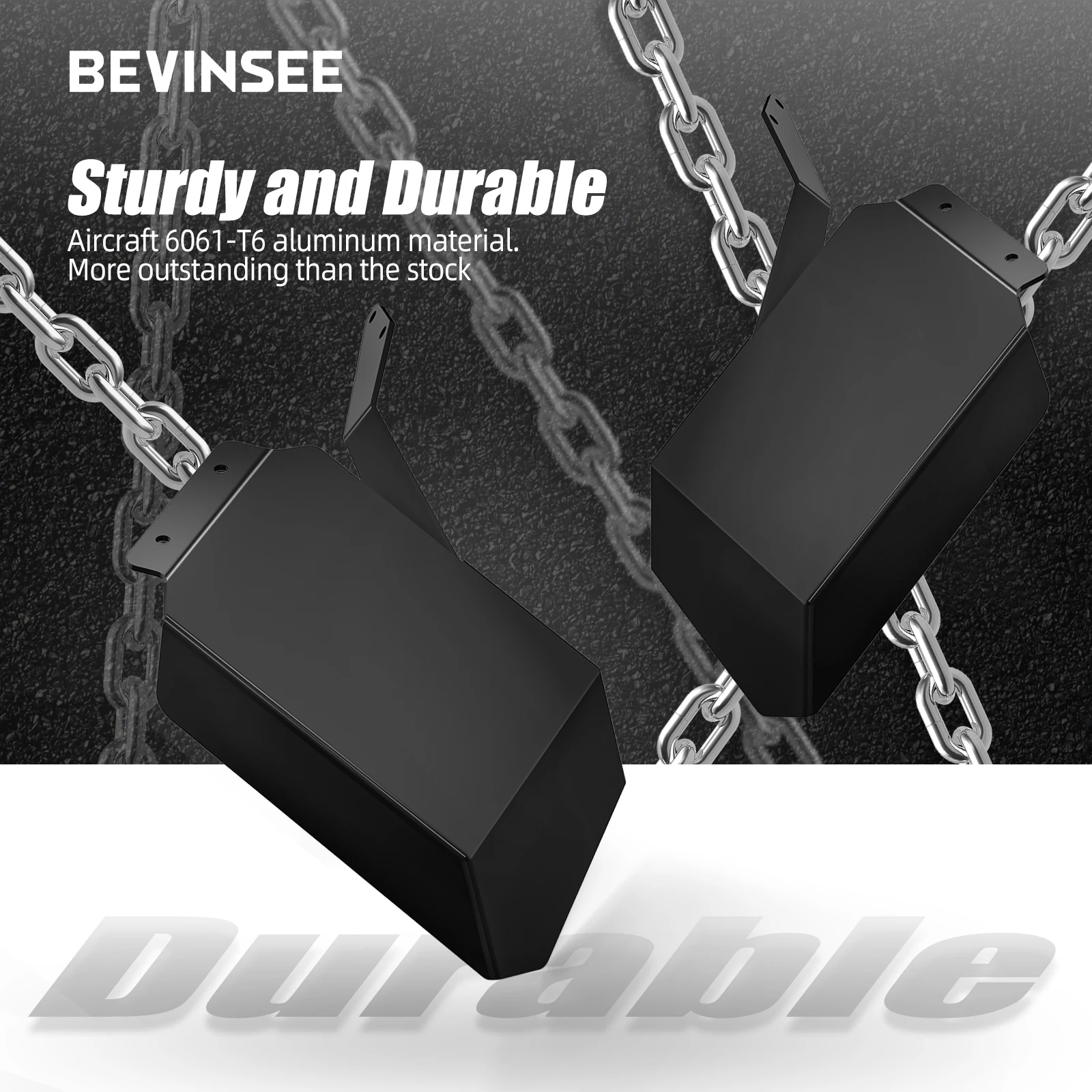 BEVINSEE palas de entrada de aire para BMW E60/E61 520i-535i - imagen 3