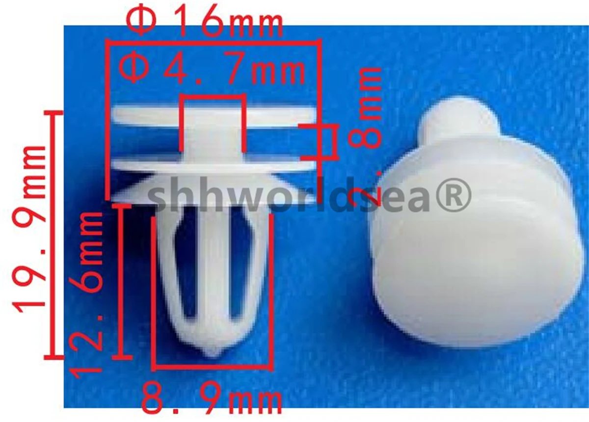Shhworldsea 696639 – Clips de fijación para Peugeot Citroën - imagen 2