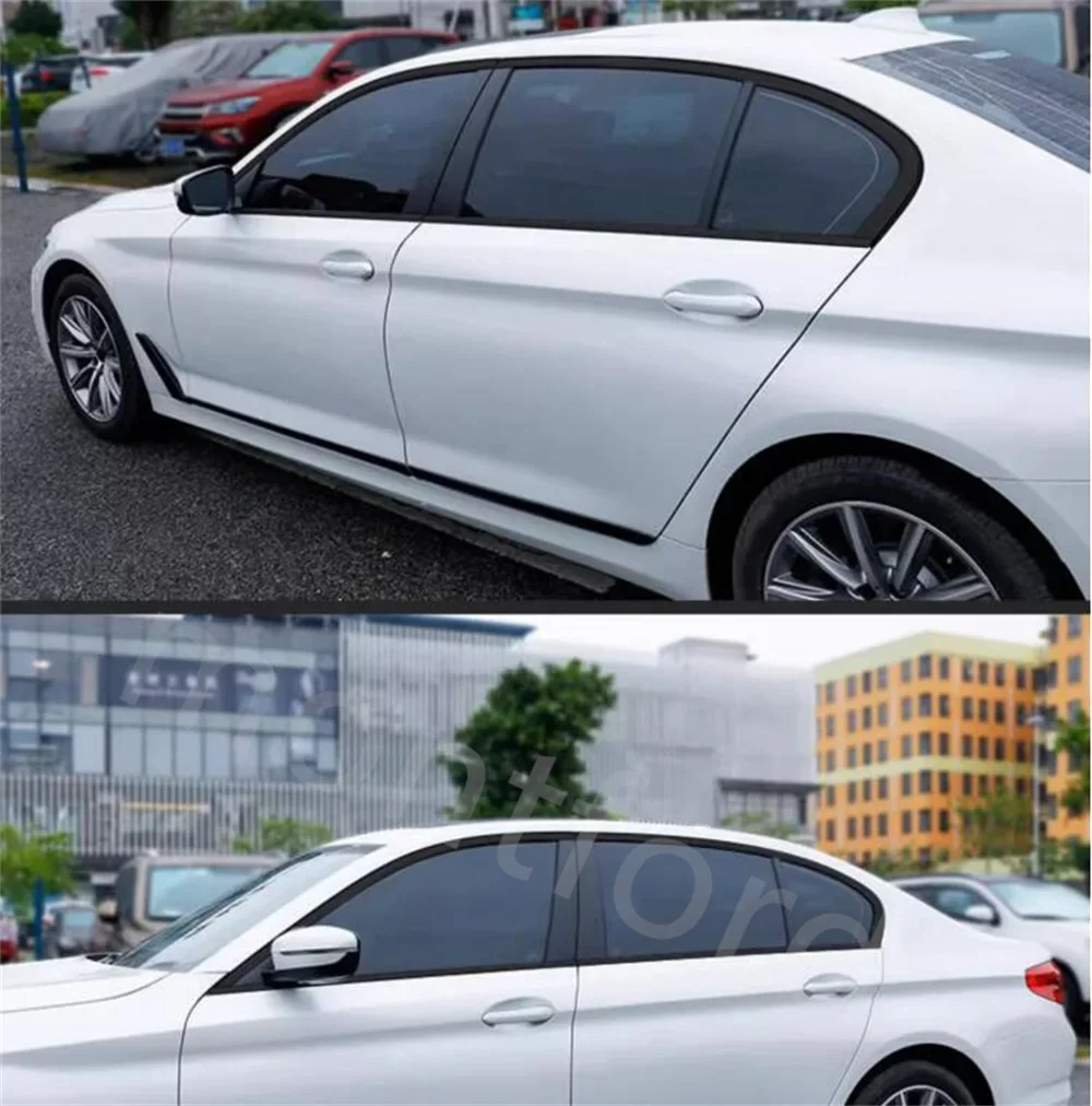 Moldura de ventana en acero negro para BMW 5 F10/G30 - tiras - imagen 2