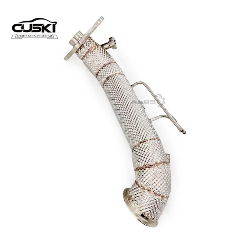 Tubo de escape aislado adecuado para Suzuki Swift 1,4 T 48V híbrido suave 2017-2023 accesorios de escape de acero inoxidable - imagen 3