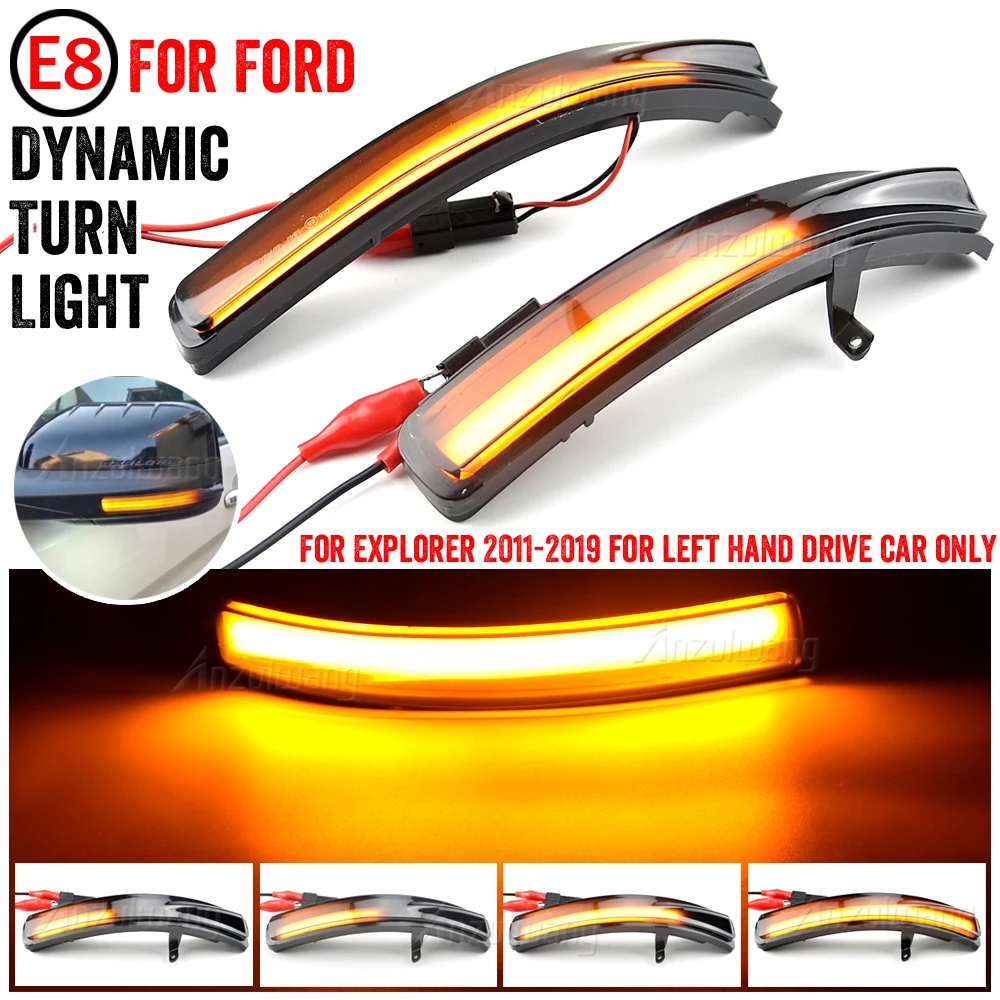 Kit Intermitentes LED Dinámicos Espejo Lateral Ford Explorer 2011-2019 - imagen 4