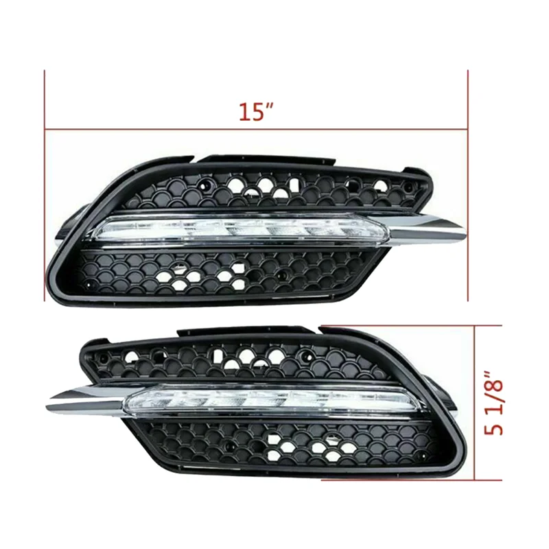 Lámpara antiniebla LED DRL derecha Mercedes-Benz C300 W204 2008-2011 - imagen 4