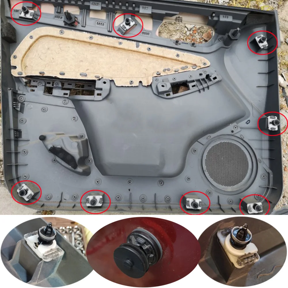 Clips fijación panel puerta 1257374/1257376 Ford Focus MK2 C-Max Kuga - imagen 5