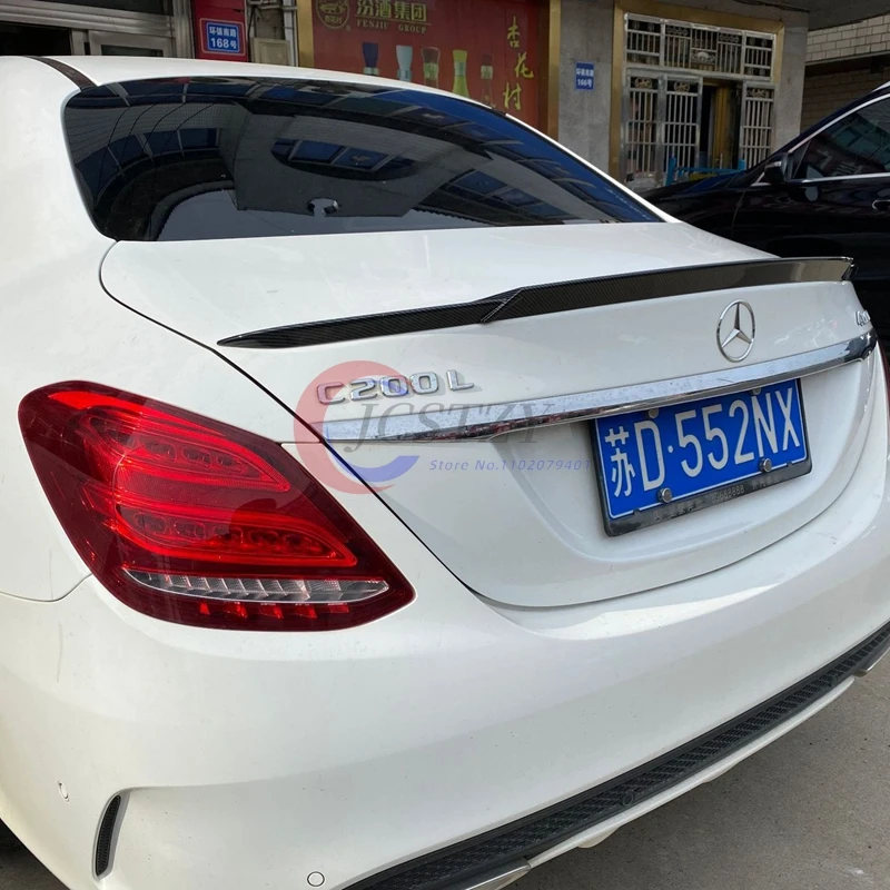 Spoiler W205 para Mercedes Clase C 2015-2021 ABS imprimación - imagen 4