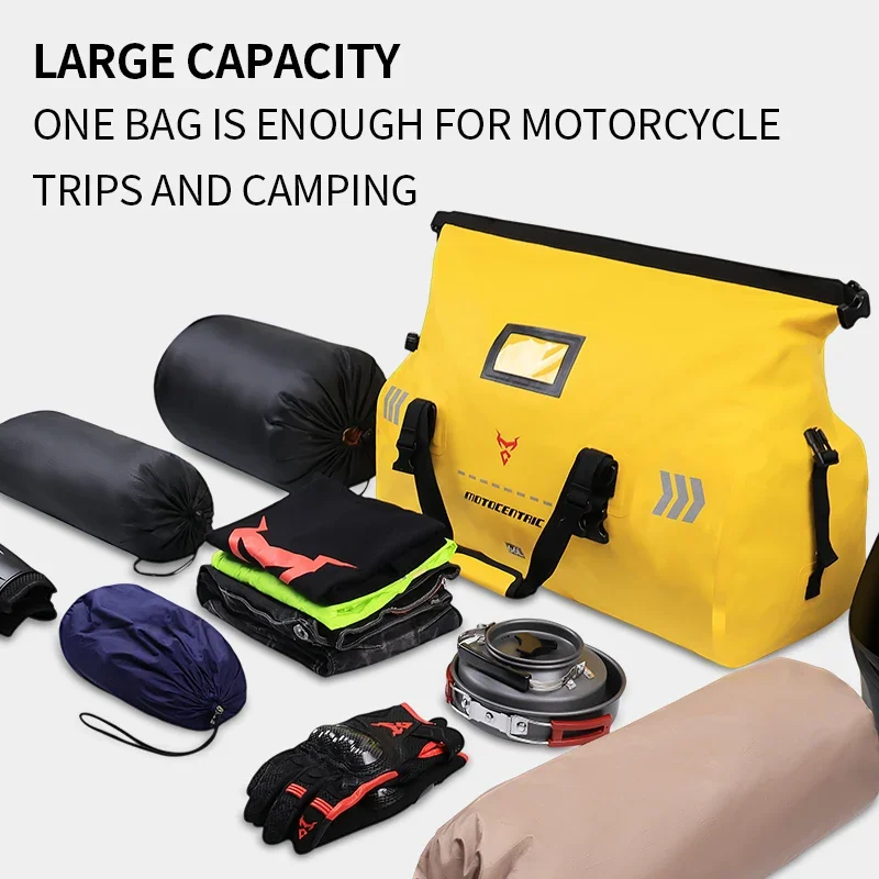 Bolsa impermeable para asiento trasero de motocicleta, sillín - imagen 5