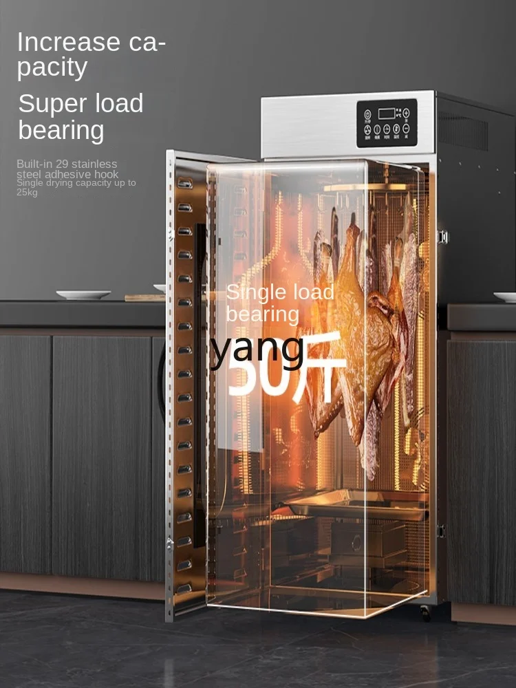 Jq Secador giratorio de salchichas y alimentos, secador de aire comercial para alimentos para el hogar, gran capacidad - imagen 2