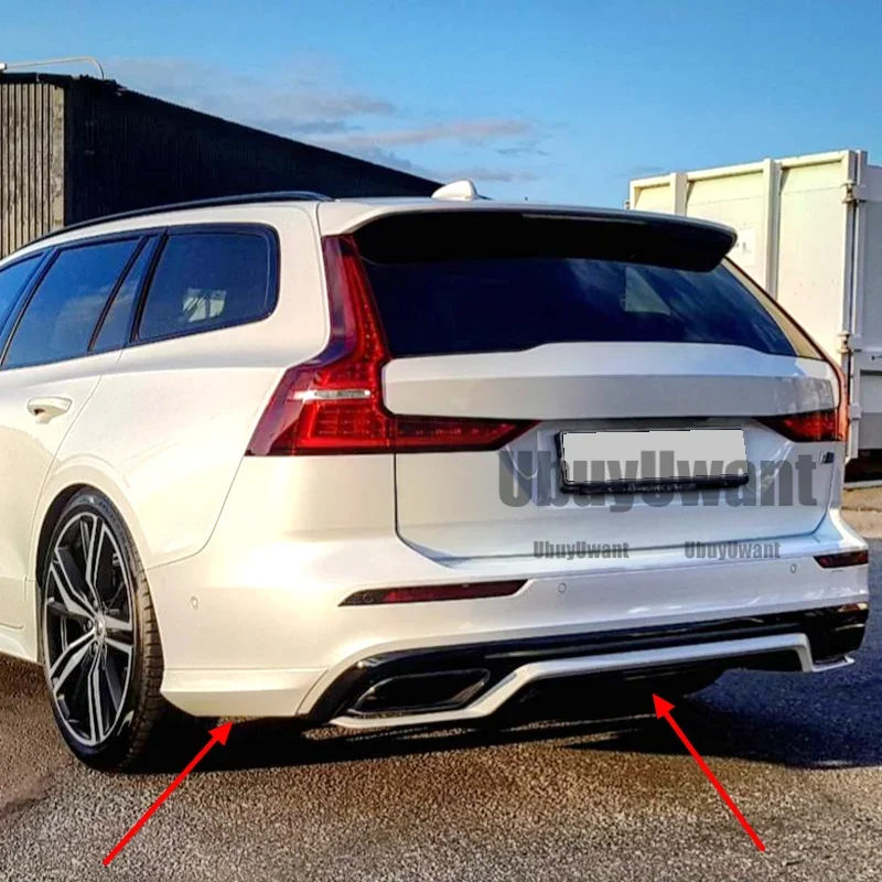Difusor trasero ABS estilo deportivo para Volvo S60 y V60 2021-2024 - imagen 3