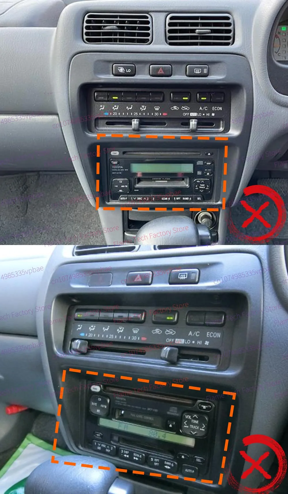 Pantalla Android para Toyota Starlet