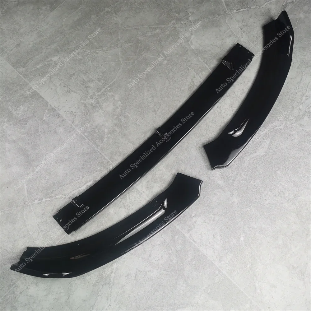 Splitter delantero negro brillo para VW Polo AW GTI/R-Line 2017-2021 - imagen 5