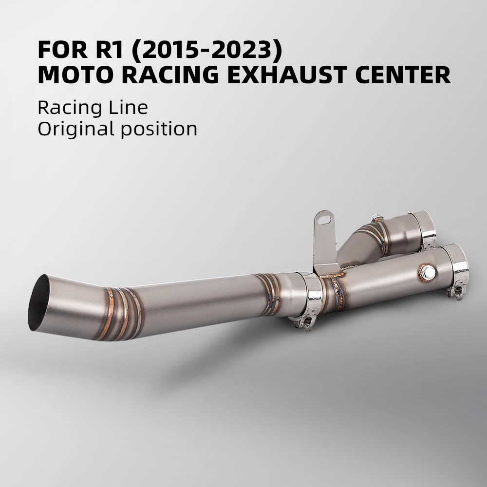 Racing Line tubo de escape con conexión original Yamaha R1 2015-2021