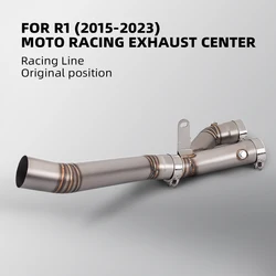 Racing Line tubo de escape con conexión original Yamaha R1 2015-2021