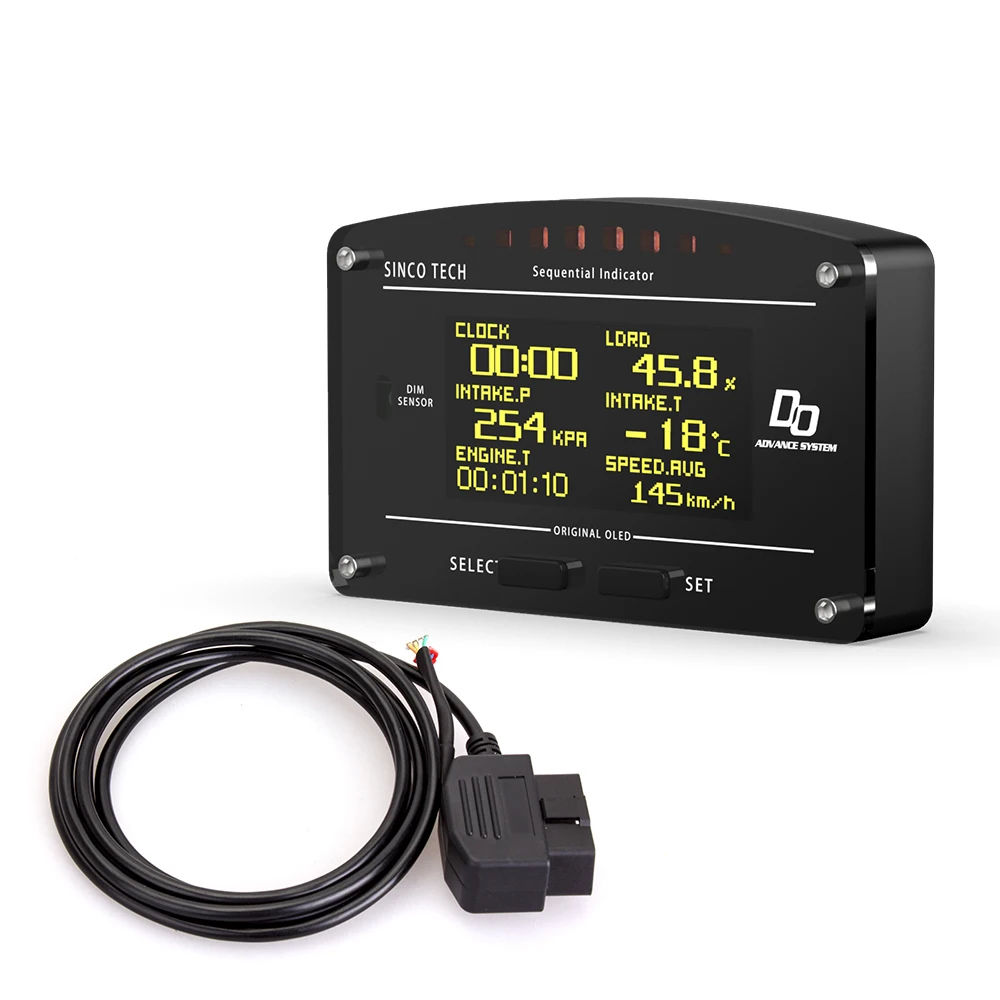 Velocímetro OBD2 DO907 digital multifunción con alarma - imagen 4