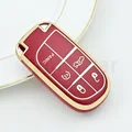 5 button red cover