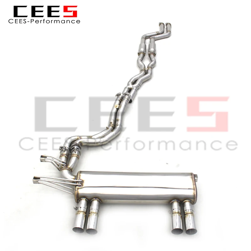 Escape cat-back CEES de acero inoxidable para BMW M3 E46 - imagen 3