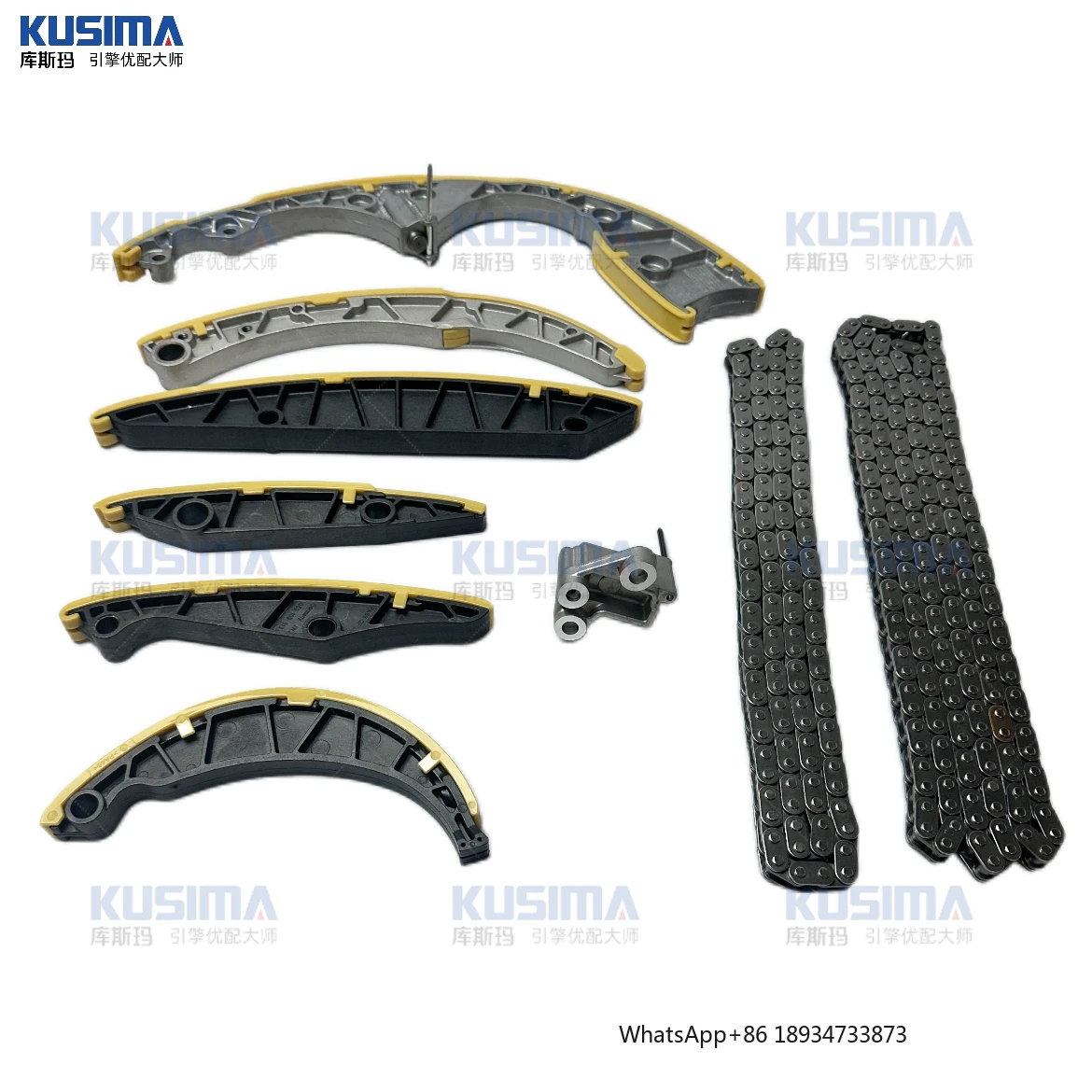 Kit piñón tensor cadena distribución Audi Q7 3.0 TDI CAS CRC BKS - imagen 5