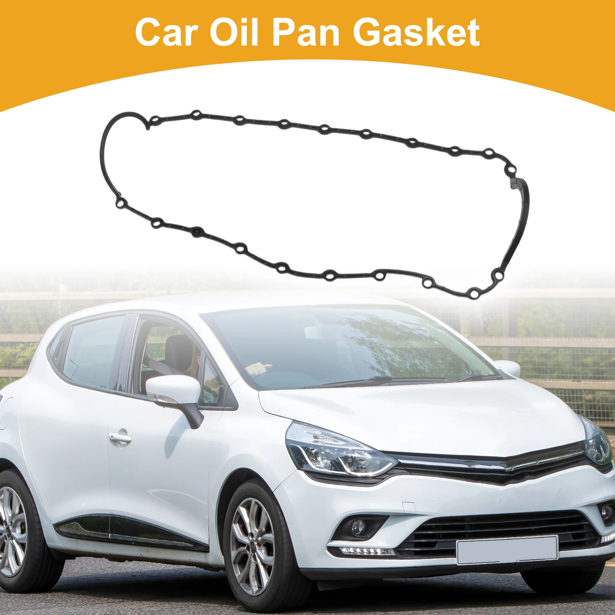 X Autohaux No.7700103687 Junta de cárter de aceite de coche para Renault Clio 2021-2022 para Dacia Logan 2012-2020 para Nissan NV250 2019-2020 - imagen 2
