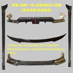 Kit carrocería HongQi H5: labio delantero, faldones y alerón trasero
