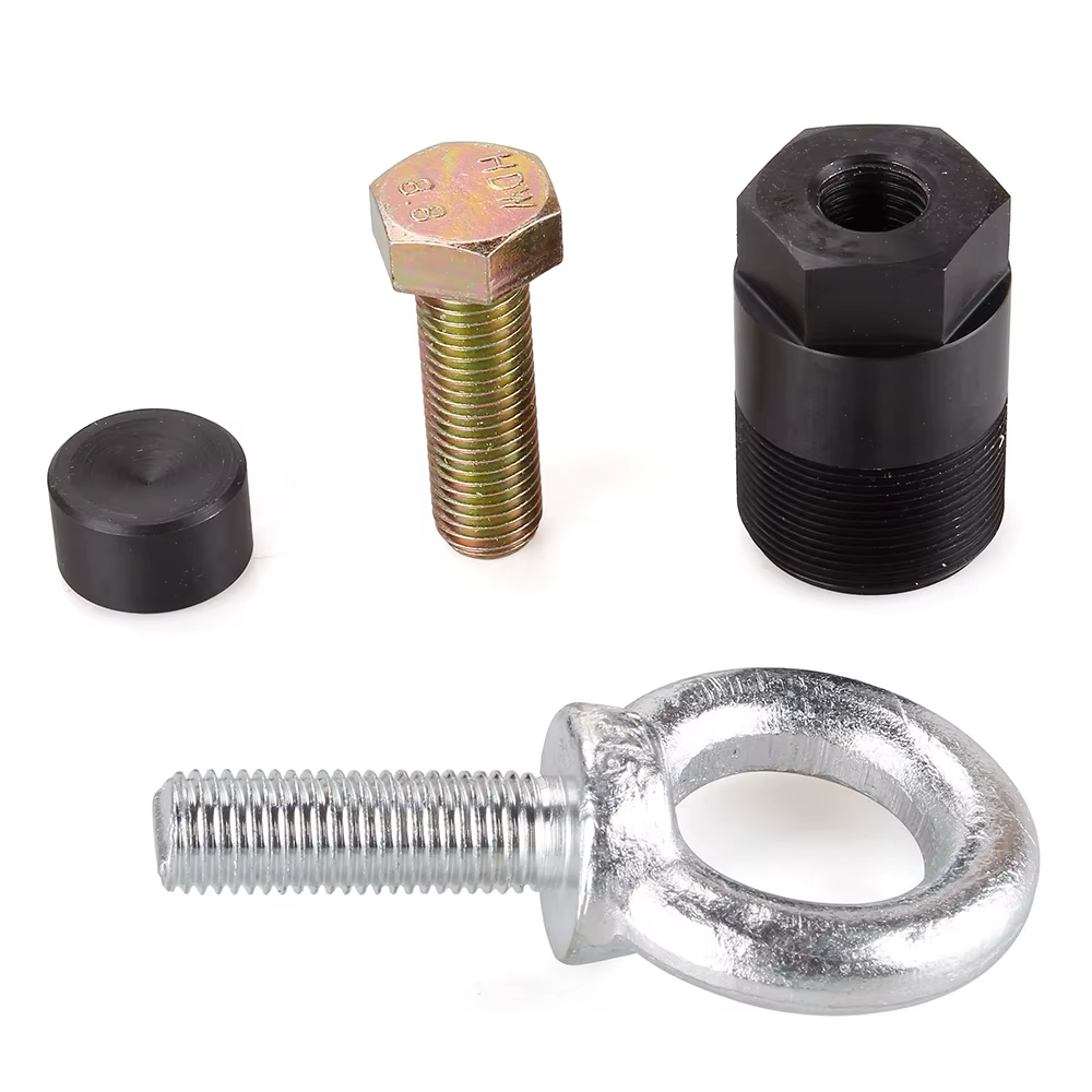 Detalle de rosca de precisión del extractor