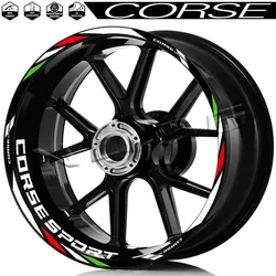 Pegatina reflectante rayas rueda moto Ducati Hypermotard 950 Diavel
