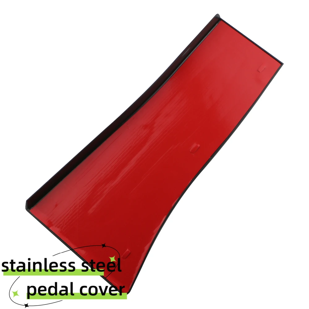 Pedal de coche de acero inoxidable LHD para BMW X5 X6 F15 F16 E70 E71 E72 2008 - 2018 cubierta de reposapiés de freno de Gas acelerador - imagen 5