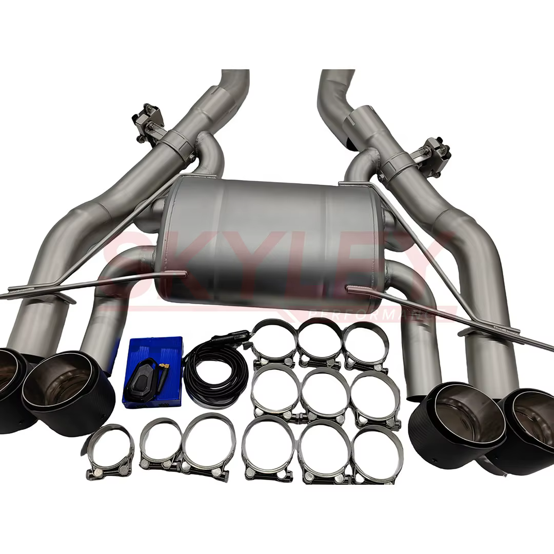 Sistema de escape deportivo con válvula para BMW M3/M4 G80/G82 - imagen 4