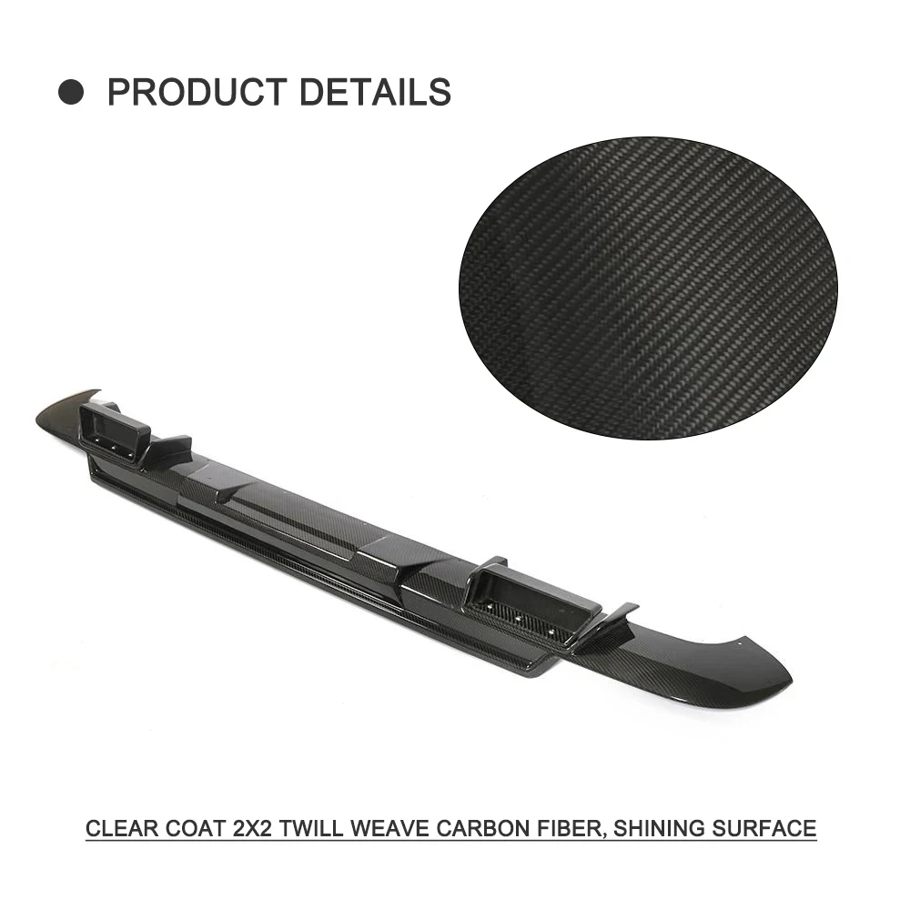 Difusor labios trasero fibra carbono Mercedes V-Class W447 - imagen 4