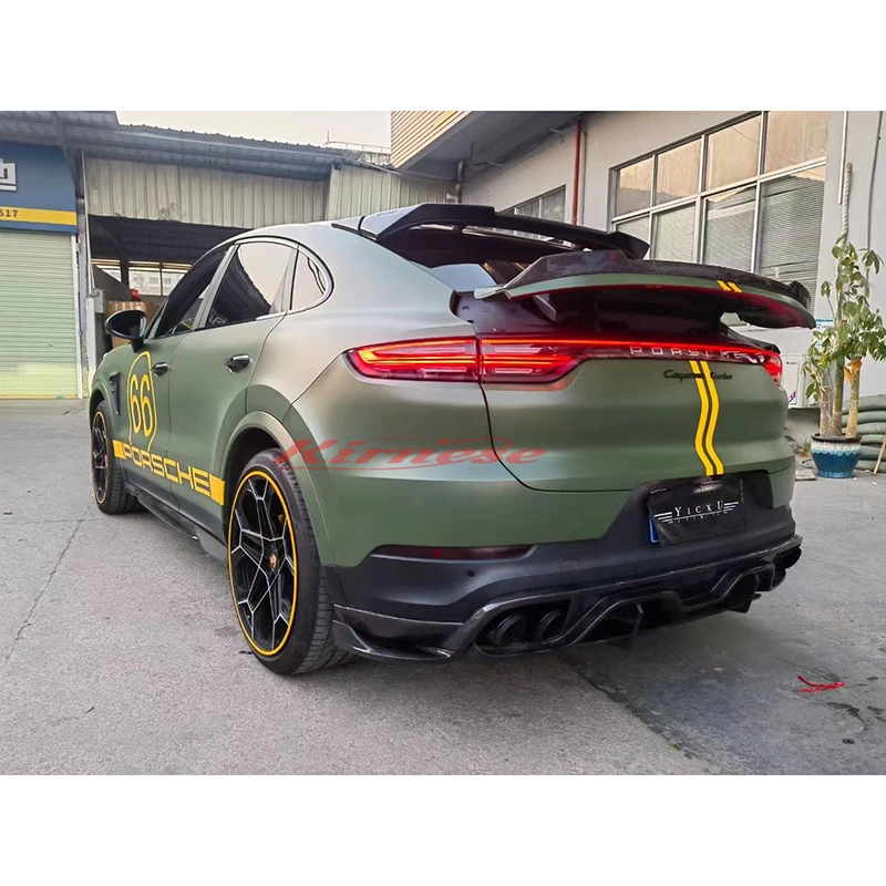 Alerón de fibra de carbono para Porsche Cayenne Coupé 2020-2022 - imagen 4