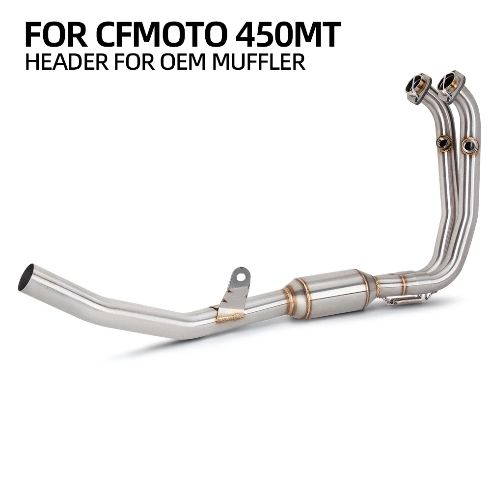 Tubo escape intermedio CFMOTO 450MT ADV 51mm