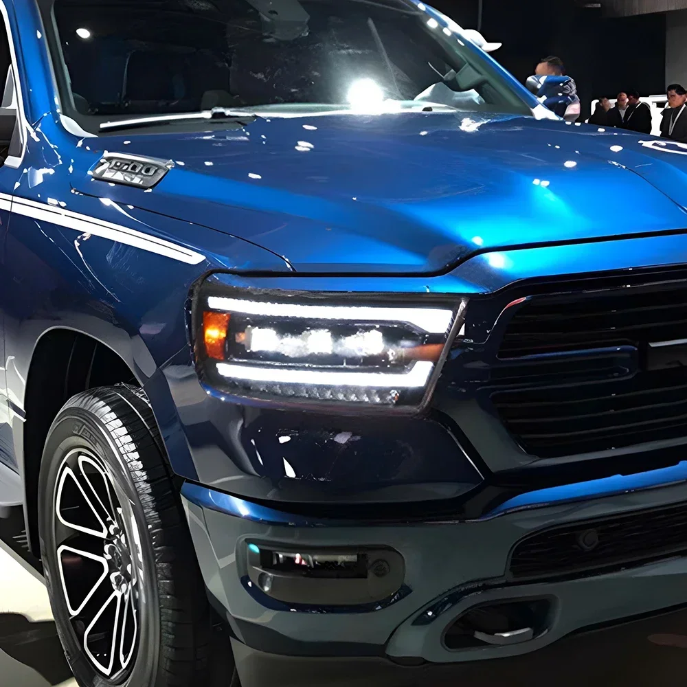Lámparas delanteras LED proyector instalación rápida para Dodge Ram