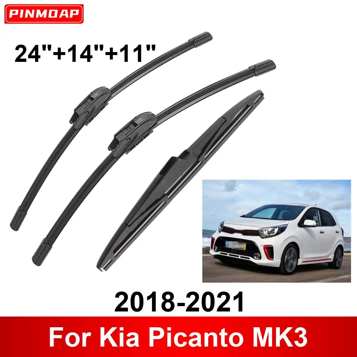Escobillas limpiaparabrisas Kia Picanto MK3 2018-2021
