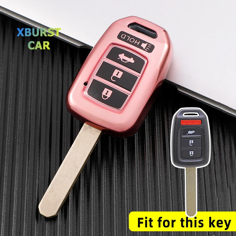 Funda TPU suave llave coche 4 botones – Honda Civic y Accord 2016-2019