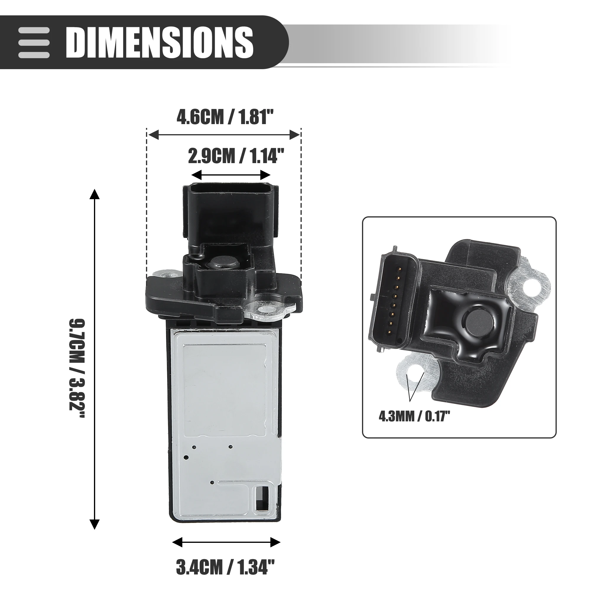 Sensor MAF UXCELL – Chevrolet Equinox y GMC Terrain 1.5L 2018-2022 - imagen 5