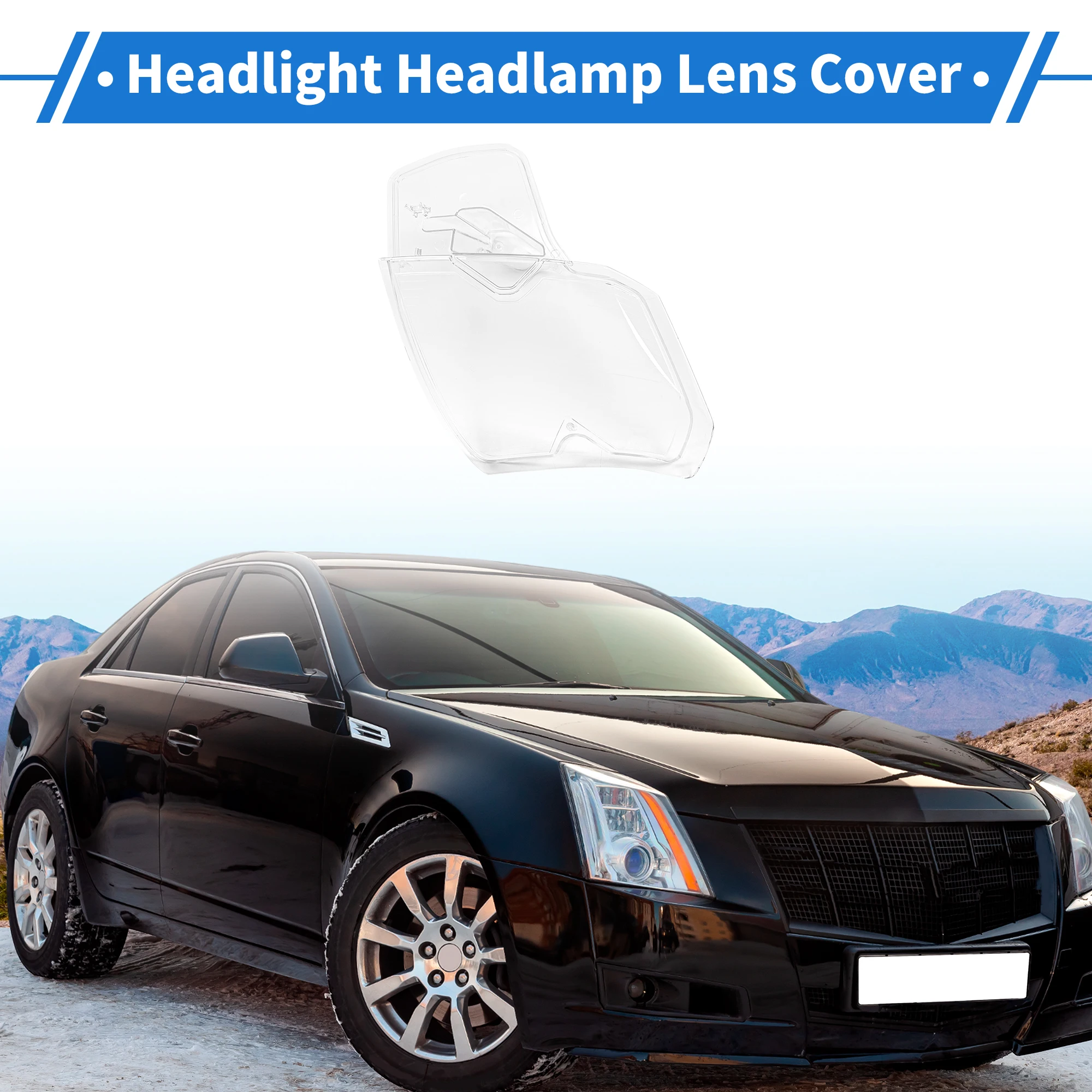 Cristal faro delantero izquierdo UXCELL – Cadillac CTS 2003-2007 - imagen 2