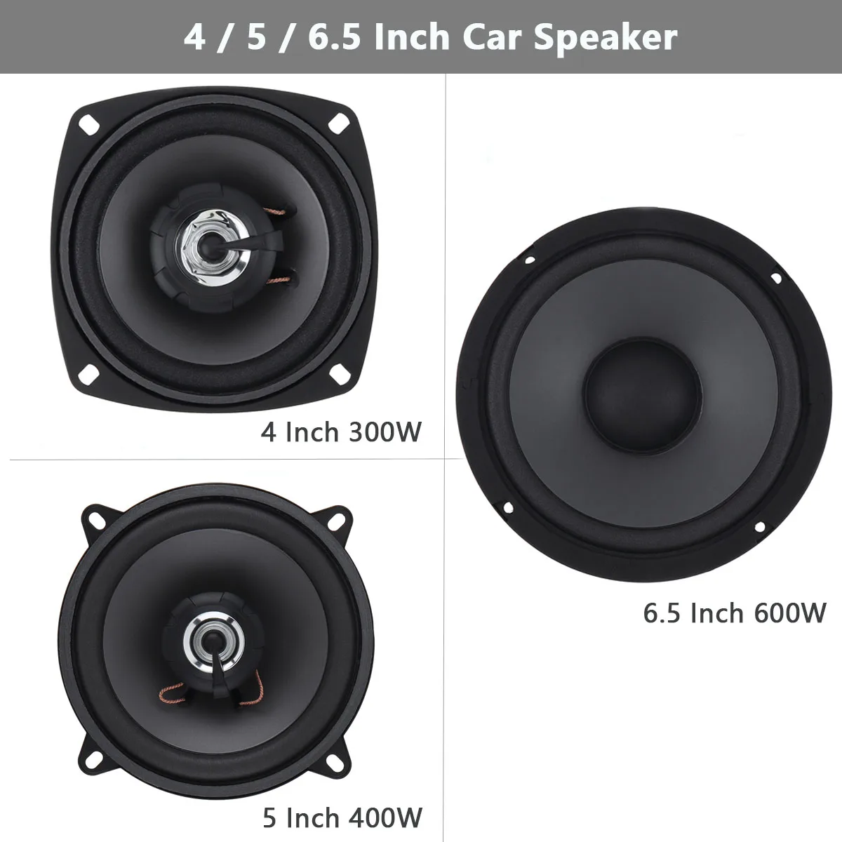 Altavoz coaxial 6,5" Alta Fidelidad para coche - Sonido estéreo